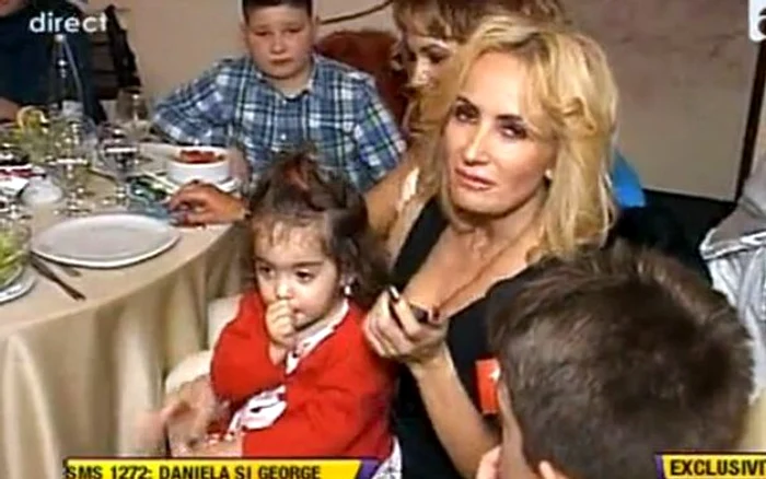 Fetiţa Danielei Gyorfi împlineşte doi ani pe 16 februarie. (captură Antena 1)