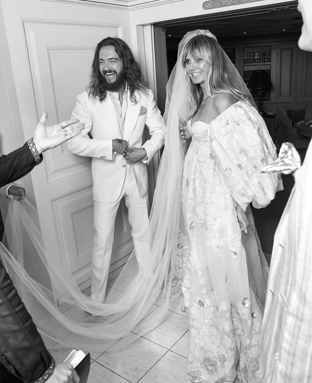 Tom Kaulitz și Heidi Klum și-au unit destinele în februarie 2019, în fața ofițerului stării civile și au făcut nunta în augustfoto: Instagram