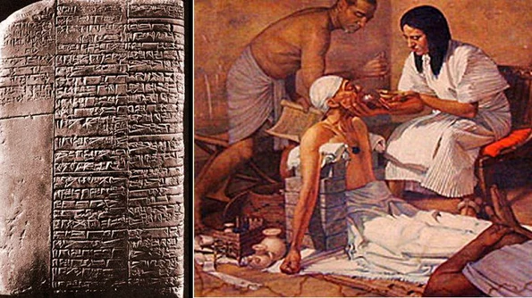 Scurtă istorie a medicinei antice din Mesopotamia Babilonienii transportau bolnavii în pieţele publice jpeg