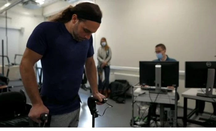 Michel Roccati a reuşit să meargă din nou