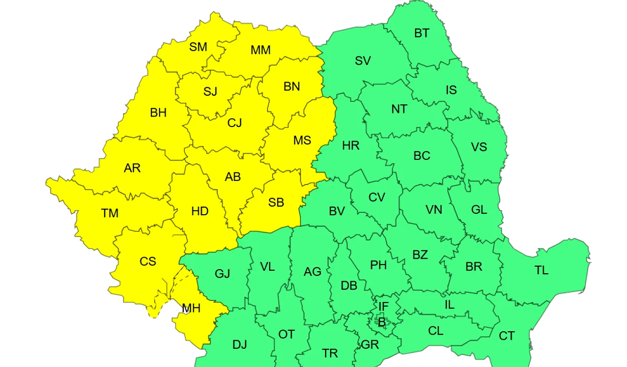 Hartă ANM