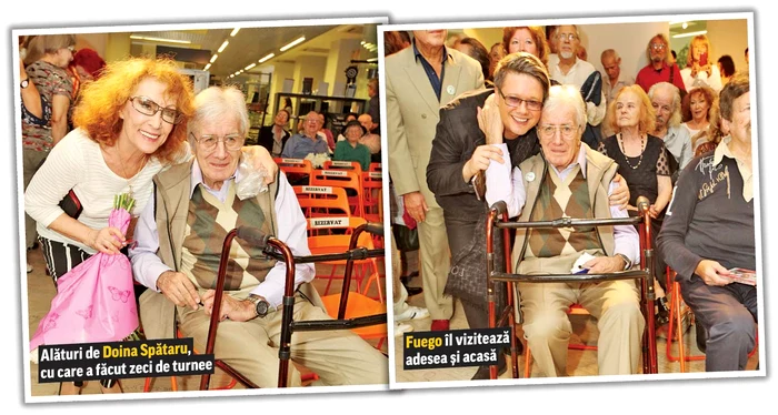 
    Cornel Constantiniu  se mândrește  cu albumul pe care  sunt incluse mai  multe șlagăreFotografii: Sever Gheorghe  