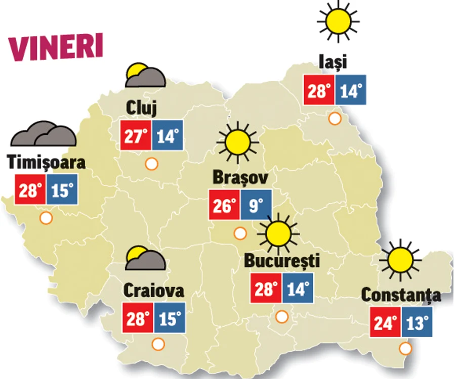 Prognoza meteo 22 mai aduce vreme calda dar capricioasă