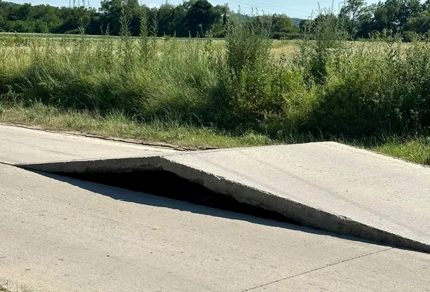 Drum afectat de caniculă FOTO: Gazeta de Sud