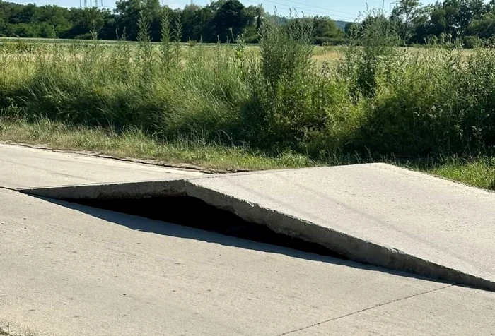 Drum afectat de caniculă FOTO: Gazeta de Sud