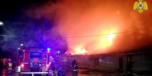 Incendiu la o cafenea din Rusia FOTO Profimedia jpg