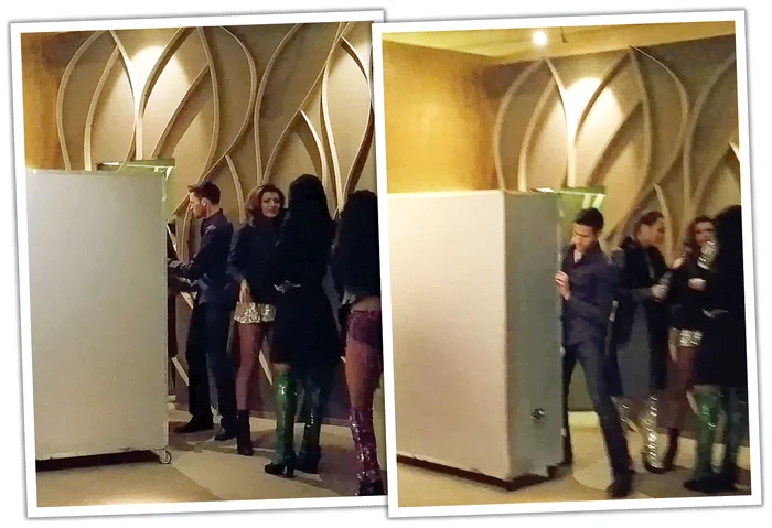 Cu ajutorul iubitului, Andreea iese într-o ţinută nouă, gata de concert