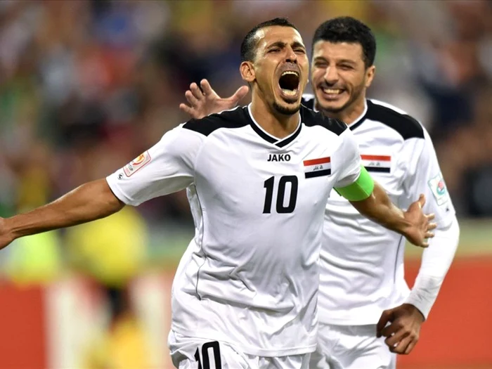 Younis Mahmoud (numărul 10) a deschis scorul pentru Irak