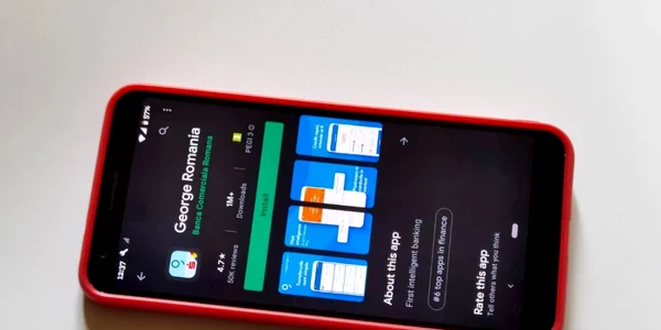 Aplicatie George dezvoltata de BCR in Google Play FOTO Adrian Pogîngeanu
