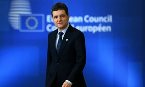 Nicușor Dan, la Bruxelles FOTO AFP