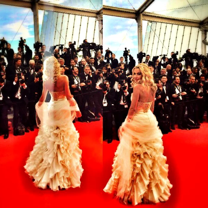 Valeria Marini la Cannes