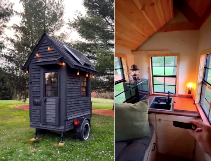 Casă de mărimea unui dulap / Foto: Instagram