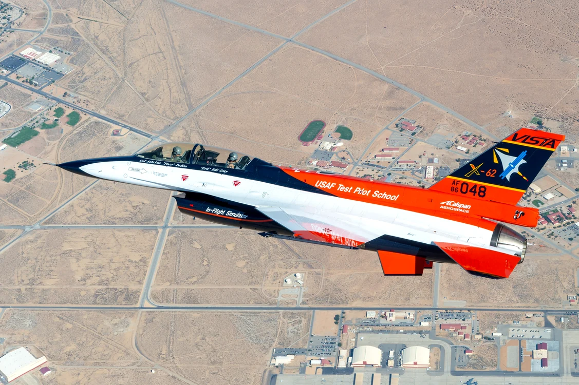 Avionul X-62A VISTA FOTO Forțele Aeriene Americane