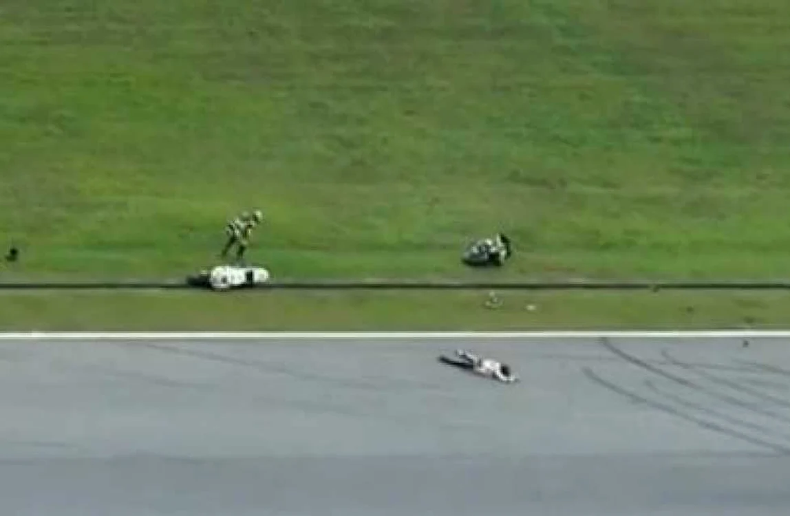 Simoncelli, accident