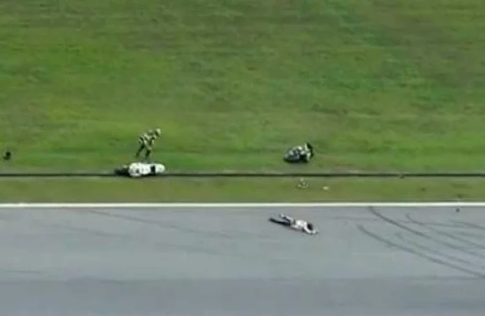 Simoncelli, accident