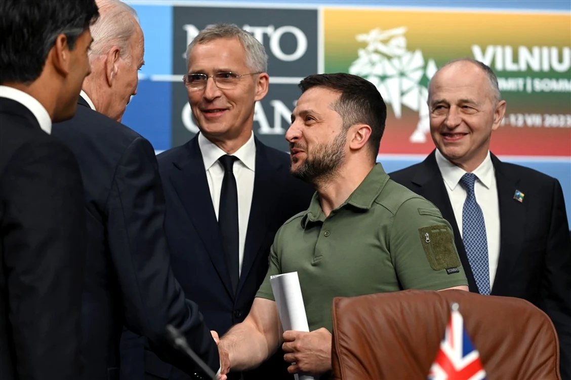 Zelenski la summitu NATO. FOTO EPA EFE