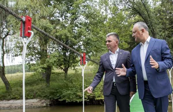 Preşedintele Republicii Moldova Igor Dodon şi