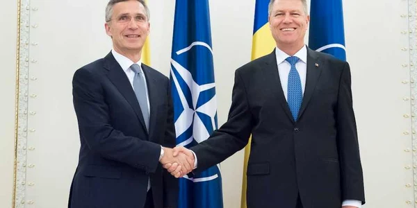 Jens Stoltenberg si Klaus Iohannis FOTO Presidency.ro
