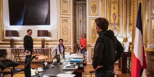 Emmanuel Macron FOTO captură Soazig De La Moissonnière via Daily Mail