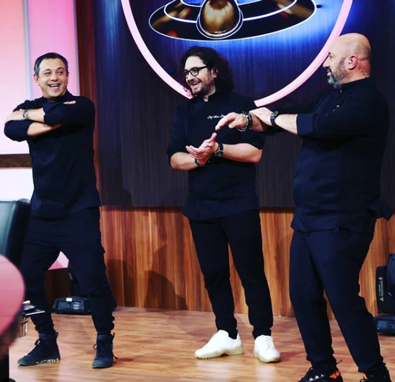 Florin Dumitrescu, Sorin Bontea şi Cătălin Scărlătescu, la ”Chefi la cuţite”