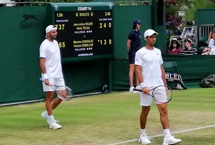 
    Horia Tecău și Jean-Julien Rojer au fost foarte aprope de calificarea în semifinale la Wimbledon 2019Foto: Marian Burlacu, Wimbledon  