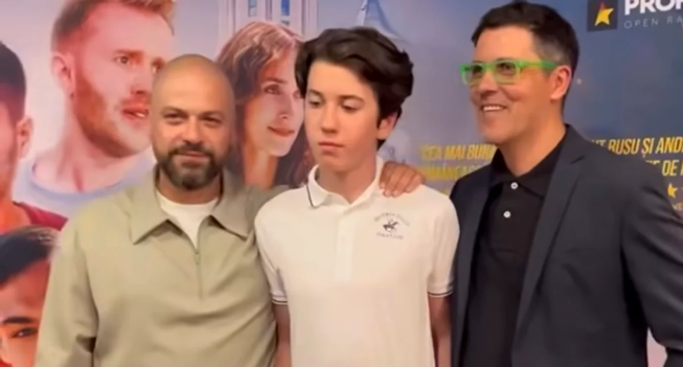Lucian și Augustin Viziru, la avanpremiera filmului Norocoșii foto: Instagram 