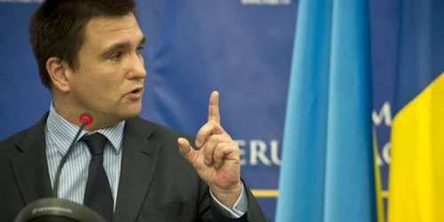 Ministrul ucrainean de Externe Pavlo Klimkin FOTO AFP