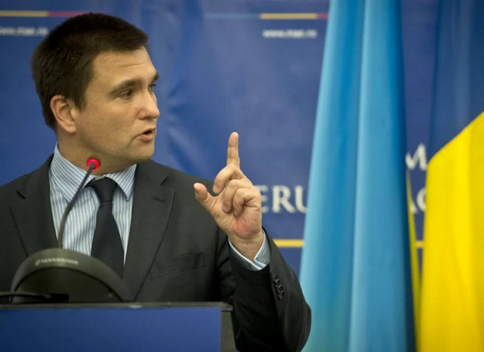 Ministrul ucrainean de Externe Pavlo Klimkin FOTO AFP