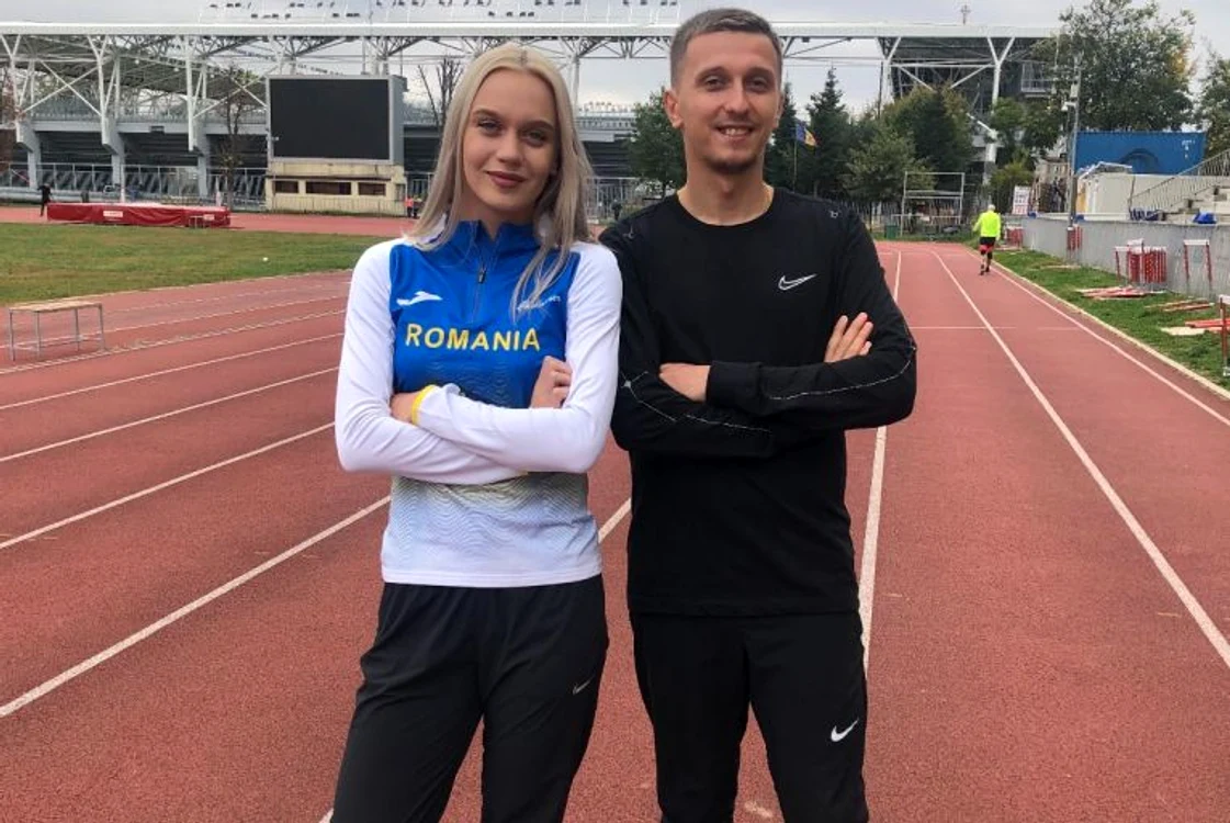 
    Marina Baboi și iubitul ei  