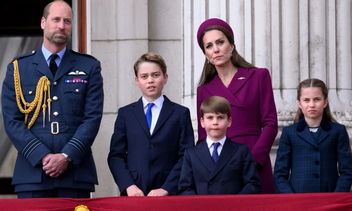 Kate Middleton, Prințul William, Prințul George, Prințesa Charlotte și Prințul Louis Foto Profimedia (2) jpg