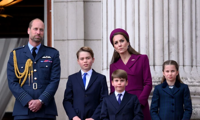 Kate Middleton, Prințul William, Prințul George, Prințesa Charlotte și Prințul Louis Foto Profimedia (2) jpg