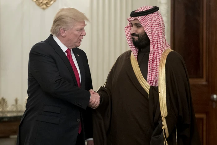 Donald Trump şi ministrul apărării al Arabiei Saudite/ Foto: EPA