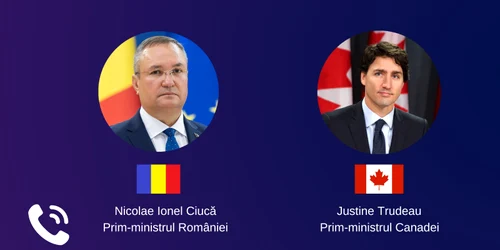 Ciucă, convorbire telefonică cu omologul canadian FOTO: Facebook