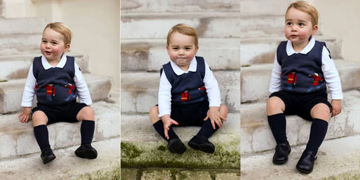 
    Prințul George a fost văzut numai în pantaloni scurțifoto: arhivă  