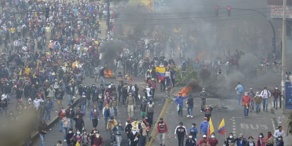 ecuador protest shutterstock_1550871878