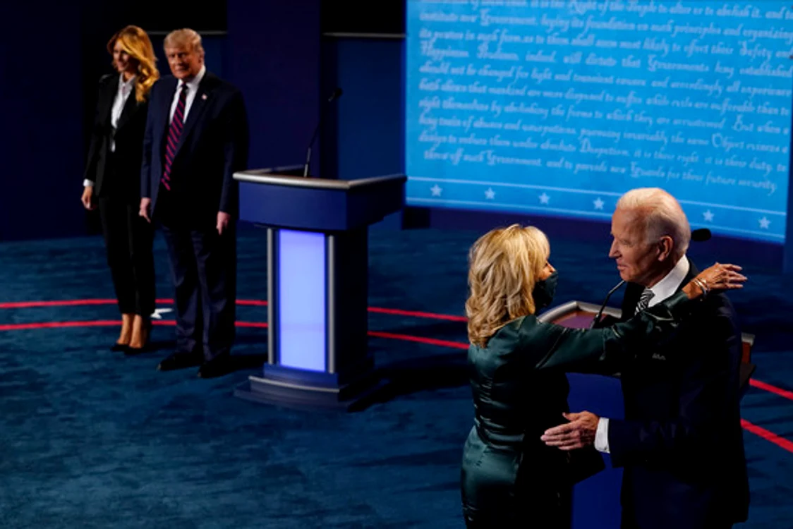 Donald Trump l-a întrerupt de numeroase ori pe Joe Biden în timpul dezbaterii televizate Sursă foto: Gettyimages