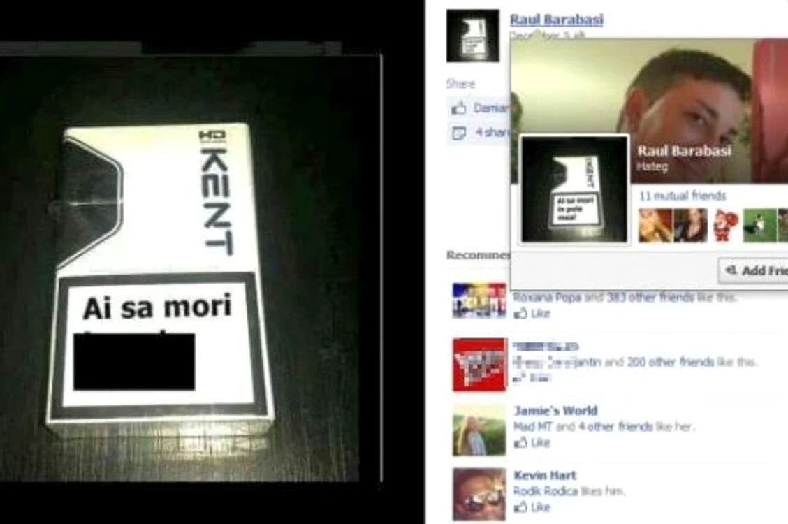 Profilul de Facebook al lui Raul Barabaşi (Foto: Facebook)