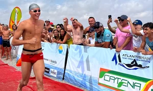 David Popovici, aclamat de fani. Foto Facebook SportExtra
