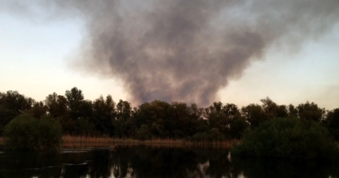 Incendiu la Crişan FOTO Adevărul