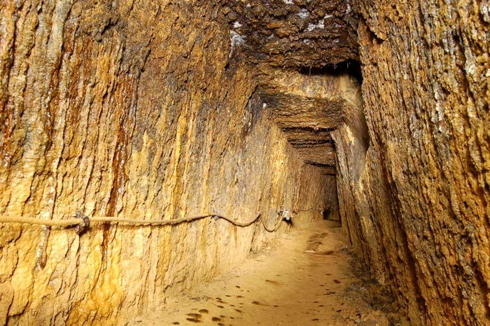 Una dintre rute vizează zonele de exploatare a aurului FOTO Muzeul Mineritului Roșia Montană