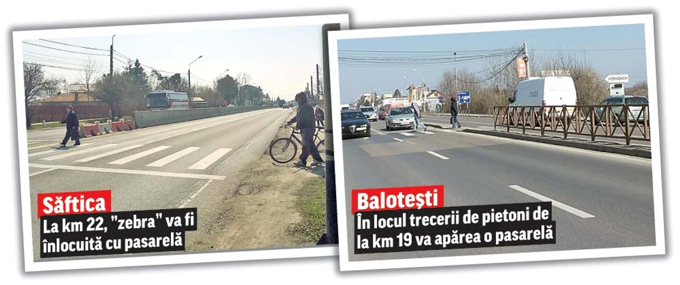 Trecerea suspendată din localitatea Tâncăbeşti, de pe DN1, care s-a prăbuşit în 2008 peste o maşină, va fi refăcută