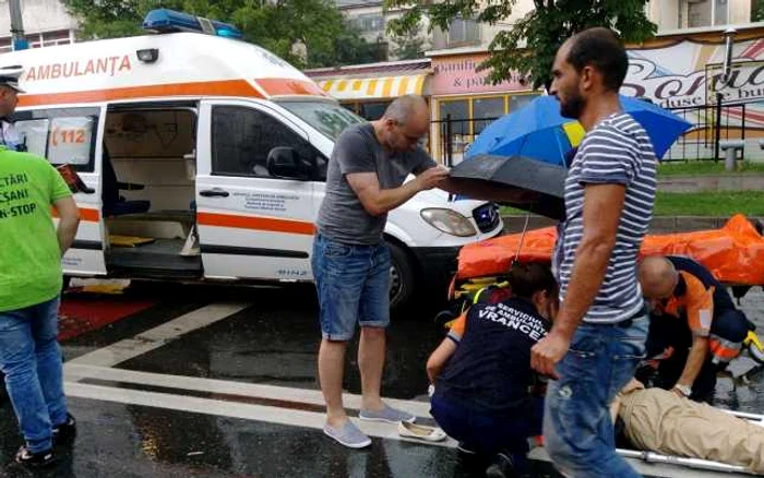 Accidentul a avut loc pe trecerea de pietoni