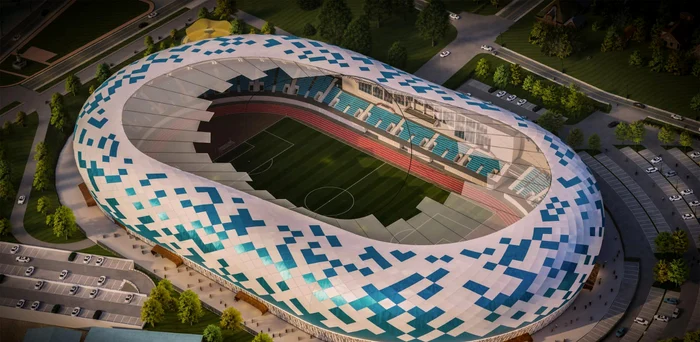 Stadionul are o capacitate de peste 10.000 de locuri / foto: Facebook