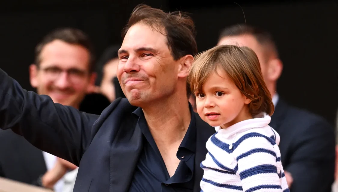 Rafael Nadal și soția sa i-au mai făcut un frățior lui Rafael junior. Foto Getty images