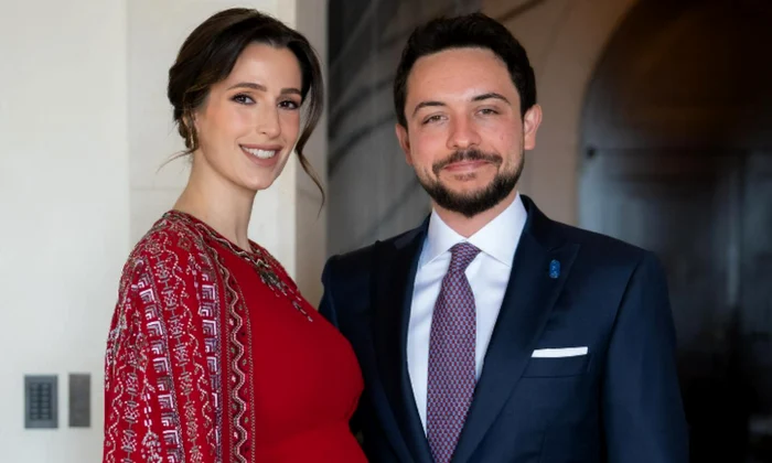 Prințesa Rajwa și Prințul Hussein foto Instagram png