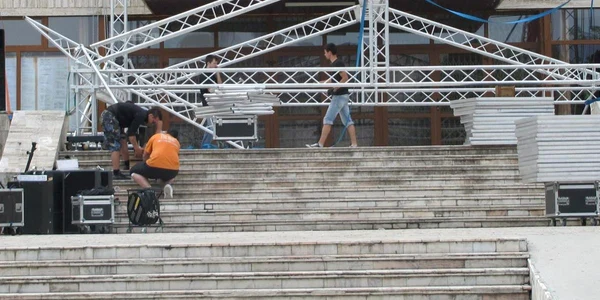 Botoşani: Organizatorii pregătesc scena