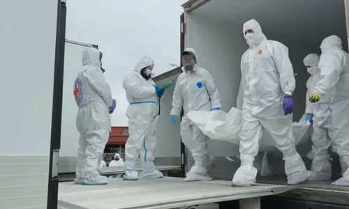 Schimb de soldați morți între Rusia și Ucraina: 1.000 de militari ucraineni repatriați, 41 de ruși predați Moscovei FOTO: captură video X/@UlyanaStrizh