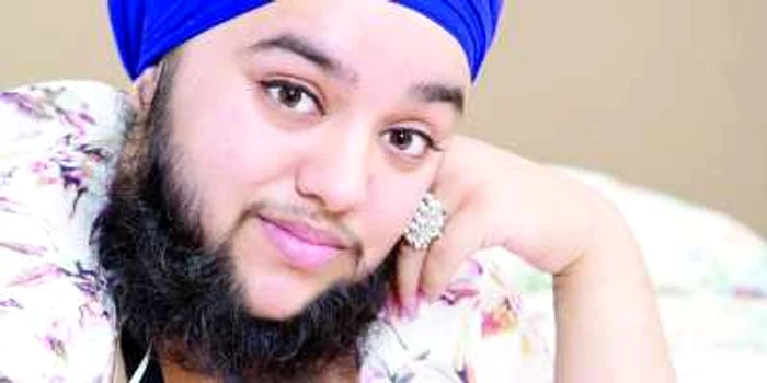 Harnaam Kaur suferă de sindromul ovarelor polichistice, din cauza căruia are probleme cu pilozitatea excesivă FOTO Daily Mail