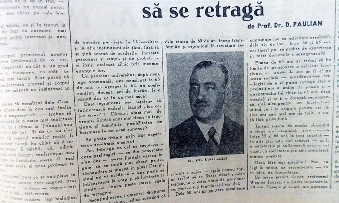 „Nimeni nu știe când să se retragă”  Despre pensionarea intelectualilor în interbelic jpeg