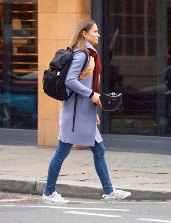 *EXCLUSIVE* WEB MUST CALL FOR PRICING Pippa Middleton Looking Fashionable while out on her trendy Bicycle jpeg